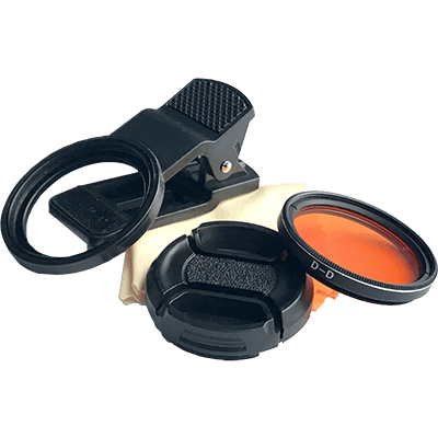 D-D – CORAL COLOUR LENS EXTRA LARGE