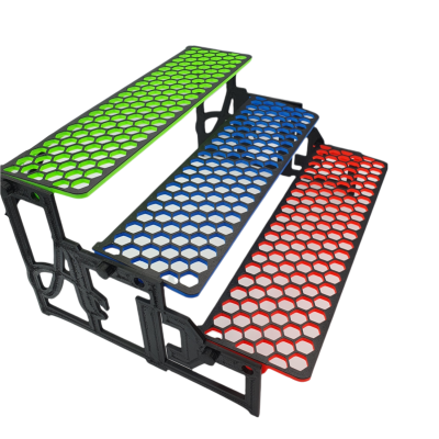 Aqua Print – AquaRack Heavy Duty Magnetic Frag Racks – 40cm Honeycomb Shelf