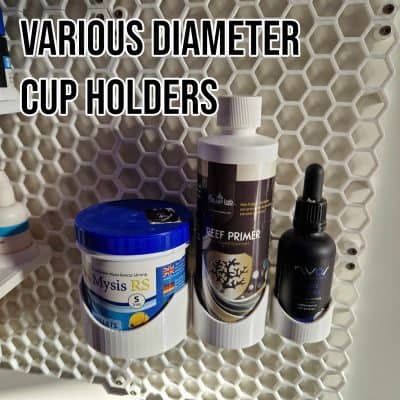 Aqua Print – Hex-Loc Cabinet System – 5cm Bottle Holder (HL5CMCUP)