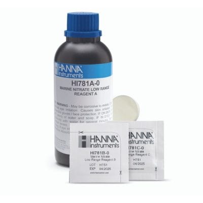 Hanna – Marine Nitrate Low Range Reagents – 25 tests (HI-781-25)