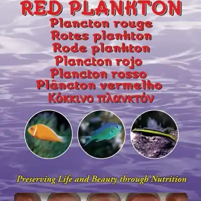 Ocean nutrition red plankton