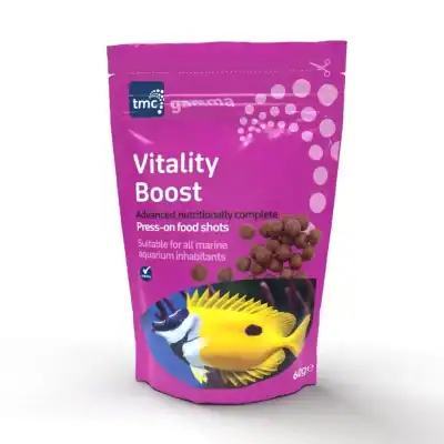 TMC Marine food press on food shots-vitality boost